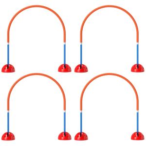 Dog Agility Set 5-Delat Fyllbar Agility Utrustning För Hundträning Häckset Med Justerbara Agilitydörrar Bärväska Träningstillbehör Koordinationsträning För Spelträning